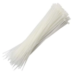 Abraçadeira Nylon Branca 2,5mm x 12cm c/100 Unid CT-25120 KIT