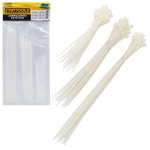 Abraçadeira Nylon Branca KIt 03 Medidas 2,5mm x 10 / 15 / 20cm Startools