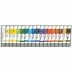 Aquarela em Bisnaga 15 Cores 5ml Pentel WFRS-15