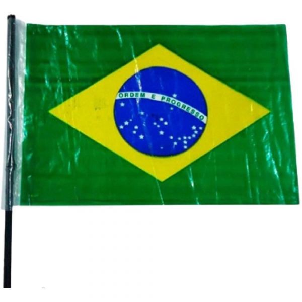 Adesivo de Acrílico Bandeira do Brasil