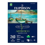 Bloco Artistico A3 Branco 240g c/20 Fls Filiart Renaud Filiperson FP01073