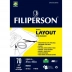 Bloco para Desenho A3 Branco 63g c/50 Fls c/ Margem Filiperson