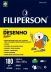 Bloco para Desenho A4 Branco 180g c/20 Fls Filiperson FP01652