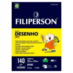 Bloco para Desenho A4 Creme 140g c/20 Fls Filiperson 01398