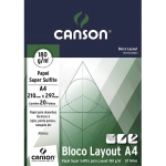 Bloco para Desenho A4 Layout 180g c/20 Fls Canson