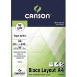 Bloco para Desenho A4 Layout 90g c/50 Fls Canson