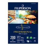 Bloco Profissional A3 Branco 200g c/20 Fls Filiart Renaud Filiperson 30% Algodão FP01054