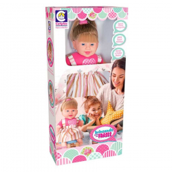 Boneca Baby Ninos Reborn Sons de Bebe Cotiplás 2219 na Papelaria