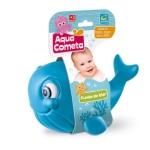 Boneco Aqua Cometa Fundo do Mar Baby Baleia Azul R234