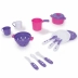 Brinquedo Faz de Conta Kit de Cozinha Rosa Ta Te Ti 0331