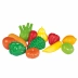 Brinquedo Faz de Conta Kit de Frutas e Verduras c/12 Peças Ta Te Ti 0209