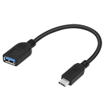 Cabo USB Adaptador Extensor 20cm USB Femea Tipo-C Macho Letron