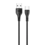 Cabo USB-C 1,0 Metros Preto Letron