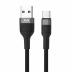 Cabo USB-C 1,0 Metros Carga Rápida 3A Trançado Leonora 74635