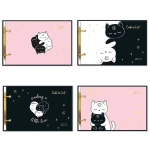 Caderno Argolado A5 Cartonado 50 Fls Cute Cat Cadersil