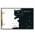 Caderno Argolado A5 Cartonado 50 Fls Cute Cat Cadersil