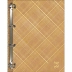 Caderno Argolado Colegial Cartonado 160 Fls Kraft Gold 77090