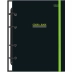 Caderno Argolado Colegial PVC 80 Fls Color + Black Cadersil