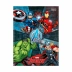 Caderno Brochura 1/4 Pequeno Capa Dura 48 Fls Avengers Tilibra