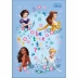 Caderno Brochura 1/4 (pequeno) Capa Dura 48 Fls Princesas Tilibra