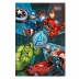 Caderno Brochura 1/4 (pequeno) Capa Dura 80 Fls Avengers ASB Tilibra 