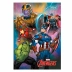 Caderno Brochura 1/4 (pequeno) Capa Dura 80 Fls Avengers ASB Tilibra 