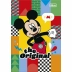 Caderno Brochura 1/4 (pequeno) Capa Dura 80 Fls Mickey Tilibra