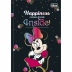 Caderno Brochura 1/4 (pequeno) Capa Dura 80 Fls Minnie Tilibra 