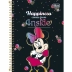 Caderno Espiral 1/4 (pequeno) Capa Dura 80 Fls Minnie Tilibra