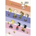 Caderno Brochura 1/4 (pequeno) Capa Dura 80 Fls Snoopy Tilibra