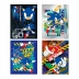 Caderno Brochura 1/4 (pequeno) Capa Dura 80 Fls Sonic Tilibra 