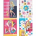 Caderno Brochura Univ. Capa Dura 80 Fls Barbie Foroni