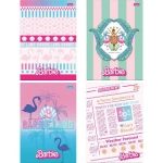 Caderno Brochura Univ. Capa Dura 80 Fls Barbie Teen Foroni