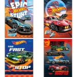 Caderno Brochura Univ. Capa Dura 80 Fls Hot Wheels Tilibra