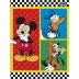 Caderno Brochura Univ. Capa Dura 80 Fls Mickey Tilibra