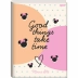 Caderno Brochura Univ. Capa Dura 80 Fls Minnie Arts Jandaia 72991