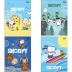 Caderno Brochura Univ. Capa Dura 80 Fls Snoopy Tilibra