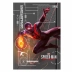 Caderno Brochura Univ. Capa Dura 80 Fls Spider Man Game Tilibra 