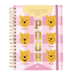 Caderno Desmontável Univ. 10 Matérias 80 Fls Smart Pooh c/ Elastico DAC 4496