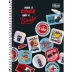 Caderno Espiral 1/4 (pequeno) Capa Dura 80 Fls Coca Cola Tilibra