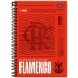 Caderno Espiral 1/4 (pequeno) Capa Dura 80 Fls Flamengo Foroni 3392898