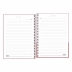 Caderno Espiral 1/4 (pequeno) Capa Dura 80 Fls Love Pink Tilibra 241911