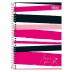 Caderno Espiral 1/4 (pequeno) Capa Dura 80 Fls Love Pink Tilibra 241911