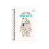 Caderno Espiral 1/4 (pequeno) Capa Dura 80 Fls Snoopy Tilibra