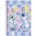 Caderno Espiral 1/4 (pequeno) Capa Dura 80 Fls Stitch Foroni 33.6517-3