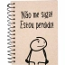 Caderno Espiral 1/4 (pequeno) Capa Flexível 96 Fls Frases Kit 