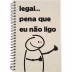 Caderno Espiral 1/4 (pequeno) Capa Flexível 96 Fls Frases Kit 