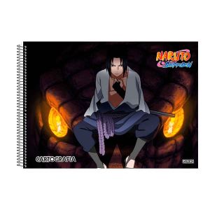 5 Cadernos Brochurão 96 Fls + Caderno Desenho Naruto Novo