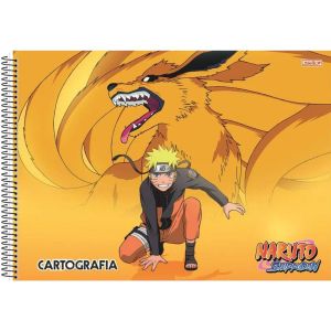 Caderno Cartografia Desenho Naruto Shippuden Time 7 60Fls SD - Pedagógica -  Papelaria, Livraria, Artesanato, Festa e Fantasia