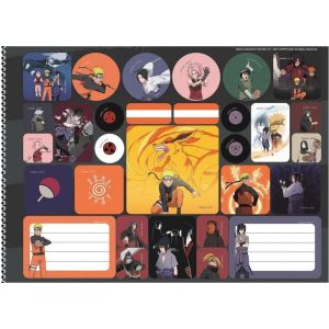 Caderno de Cartografia e Desenho Naruto São Domingos – 80 Folhas - Shopping  Tacaruna